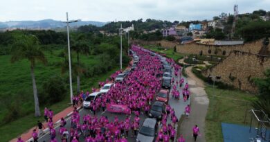 Caminhada Outubro Rosa em Santana de Parnaíba reúne milhares de pessoas em apoio à prevenção do câncer de mama