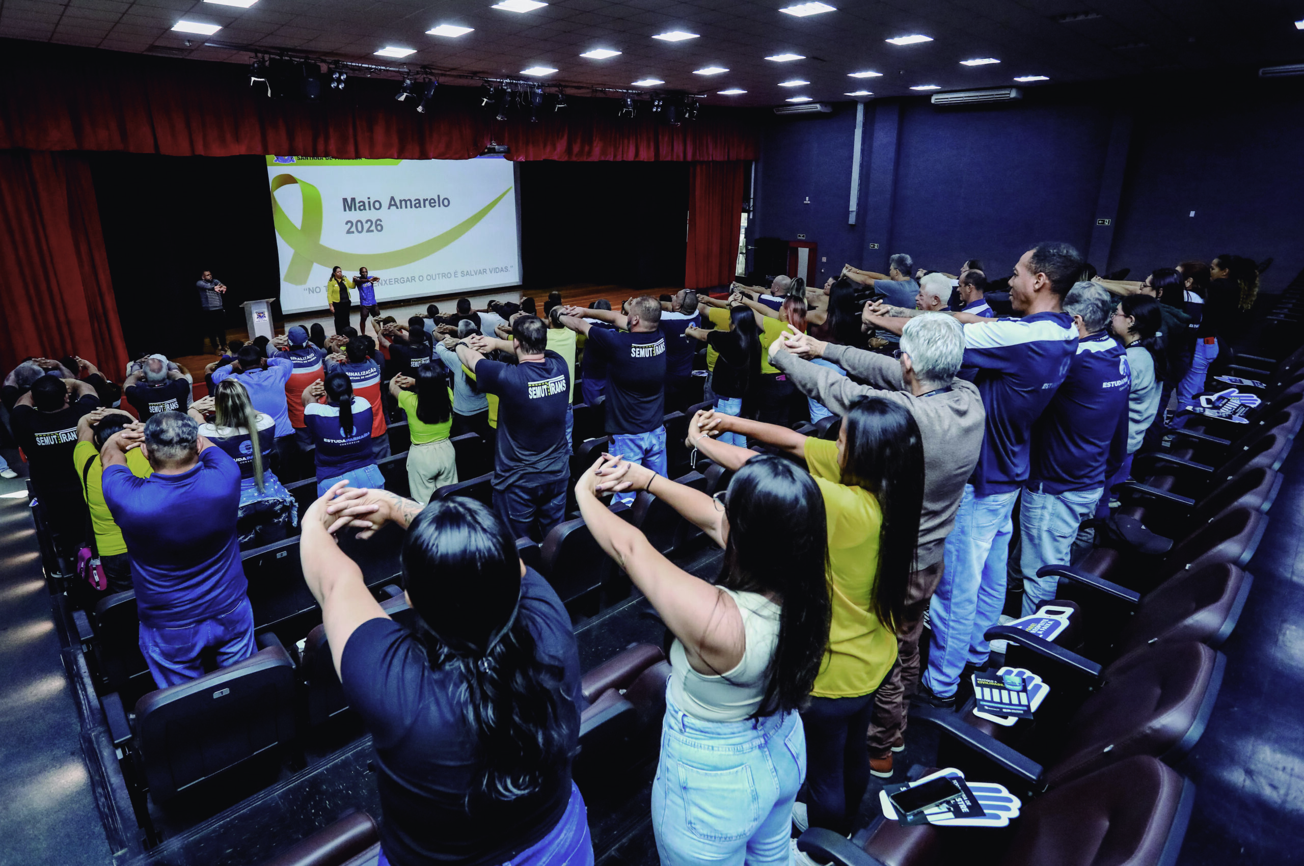 Abertura do Maio Amarelo promove conscientização e debate sobre trânsito em Santana de Parnaíba