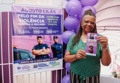 Proteção da mulher e combate à violência são temas do Agosto Lilás em Santana de Parnaíba