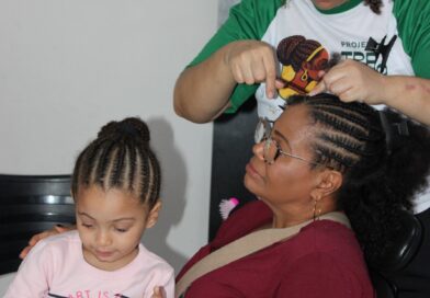 Trançando Arte inaugura Salão Comunitário de Tranças na Zona Norte e promove festa de Dia das Crianças