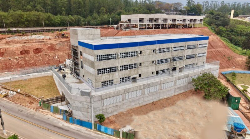 Obras do novo Colégio Aldonio avançam no Parque Santana