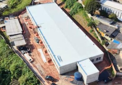 Jandira avança nas obras da EMEB Ouro Verde e unidade escolar chega à fase de acabamento